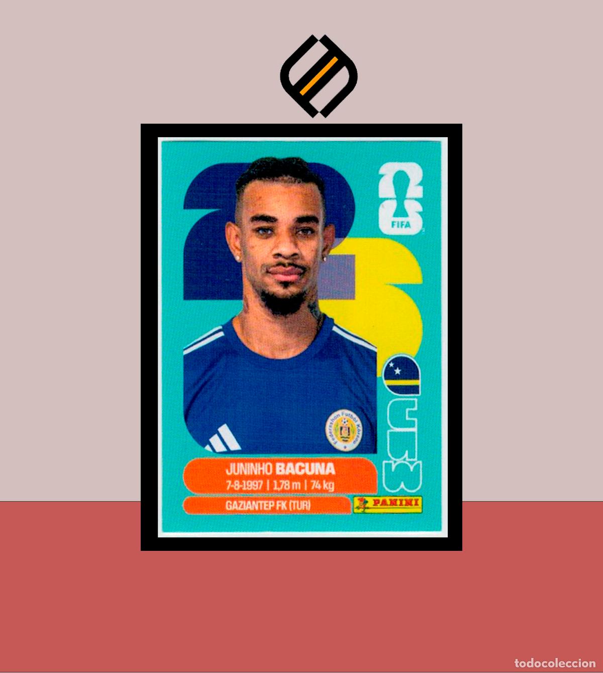 Cromos de f&uacute;tbol: PANINI FIFA CLUB WORLD CUP 2026 26 CUW 11 JUNINHO BACUNA CURACAO STICKER MUNDIAL MEX CAN USA LIGA
