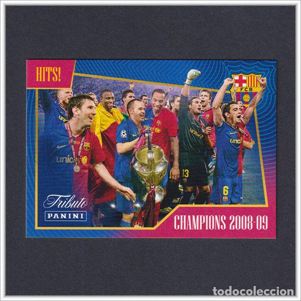 Cromos de f&uacute;tbol: TRIBUTO ANDRES INIESTA 1993 2024 PANINI MESSI XAVI CHAMPIONS LEAGUE 2009 32 COLECCI&Oacute;N LIGA BARCELONA
