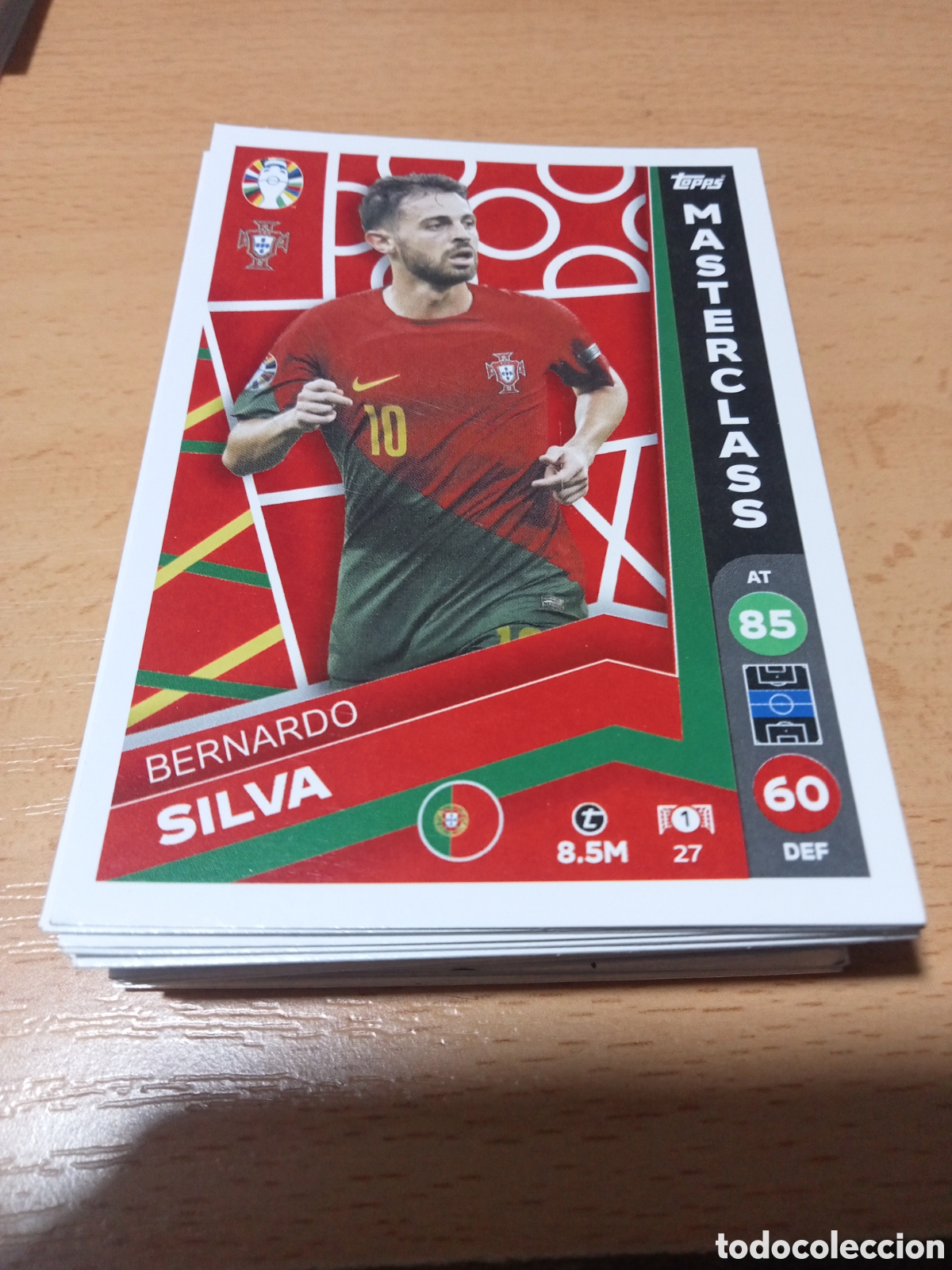 Cromos de f&uacute;tbol: cromo 27 Bernardo Silva uefa euro 2024 Germany