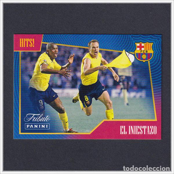 Cromos de f&uacute;tbol: TRIBUTO ANDRES INIESTA 1993 2024 PANINI GOL STAMFORD BRIDGE CHELSEA 2009 31 COLECCI&Oacute;N LIGA BARCELONA