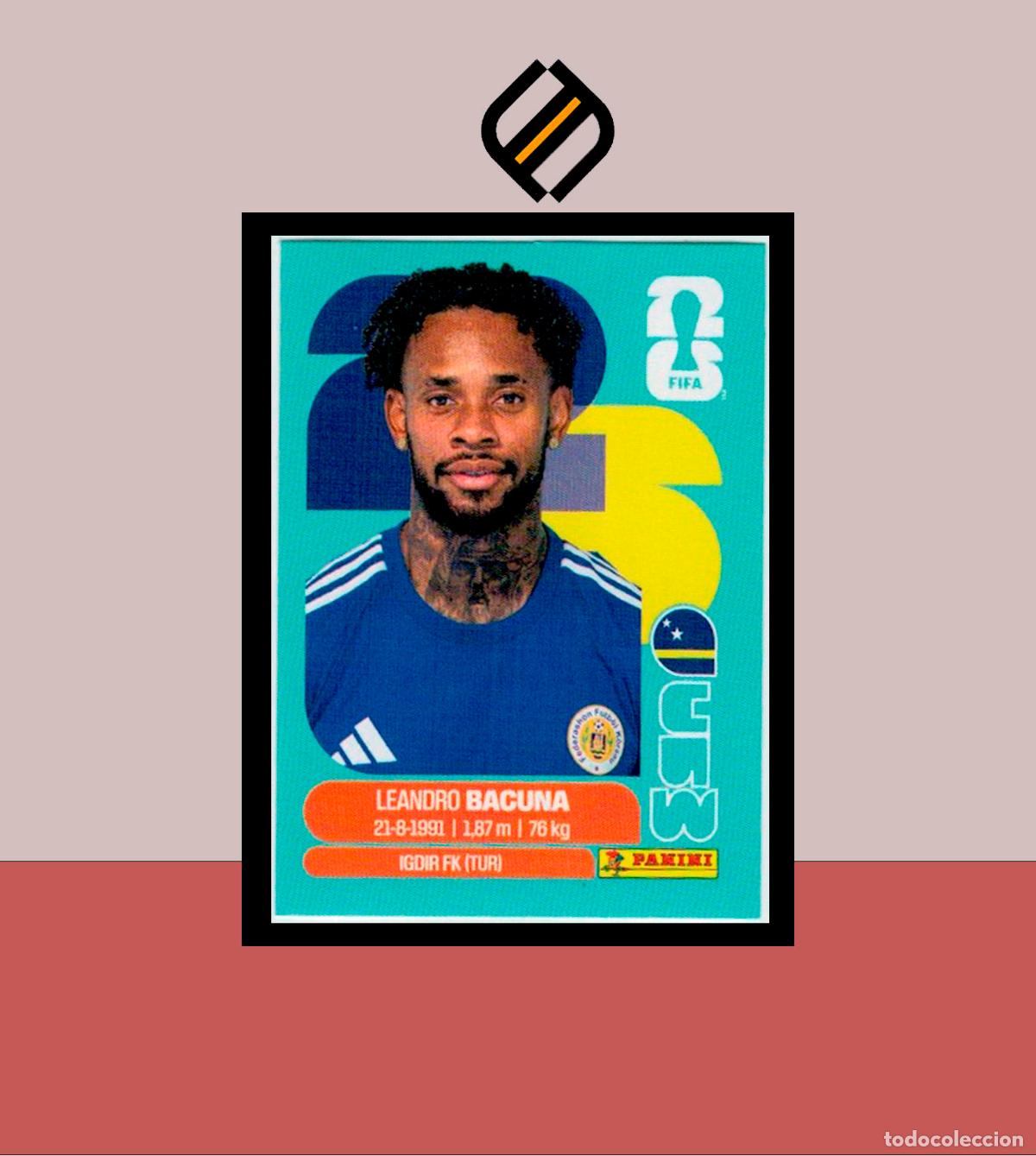 Cromos de f&uacute;tbol: PANINI FIFA CLUB WORLD CUP 2026 26 CUW 12 LEANDRO BACUNA CURACAO STICKER MUNDIAL MEX CAN USA LIGA
