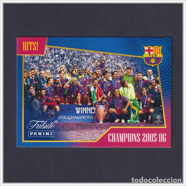 Cromos de f&uacute;tbol: TRIBUTO ANDRES INIESTA 1993 2024 PANINI RONALDINHO PUYOL CHAMPIONS 2006 29 COLECCI&Oacute;N LIGA BARCELONA