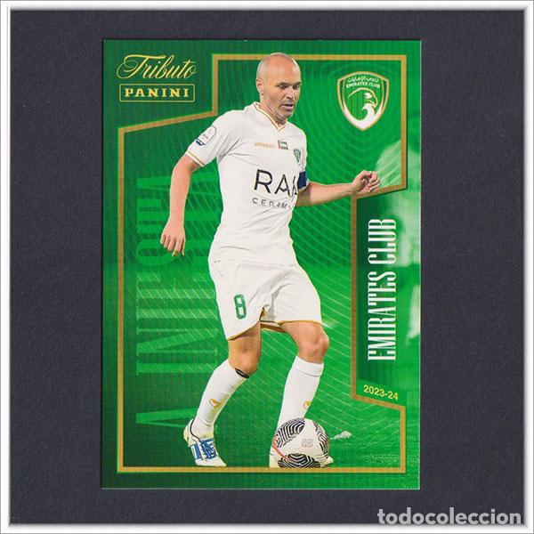 Cromos de f&uacute;tbol: TRIBUTO ANDRES INIESTA 1993 2024 PANINI EMIRATOS CLUB 2023 27 COLECCI&Oacute;N LIGA BARCELONA ALBUM