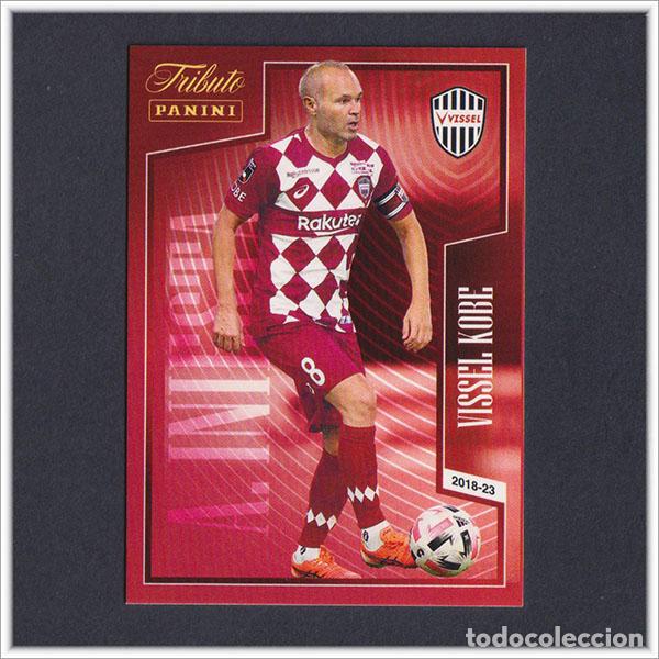 Cromos de f&uacute;tbol: TRIBUTO ANDRES INIESTA 1993 2024 PANINI VISSEL KOBE 2018 2023 25 JAP&Oacute;N COLECCI&Oacute;N LIGA BARCELONA