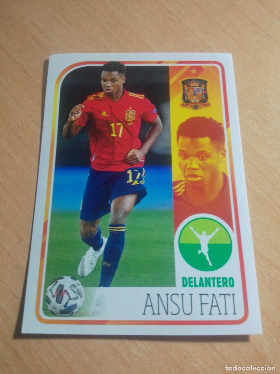 Cromos de f&uacute;tbol: 61 ANSU FATI ESPA&Ntilde;A COLECCION OFICIAL SELECCI&Oacute;N ESPA&Ntilde;OLA 21 2021 CARREFOUR PANINI