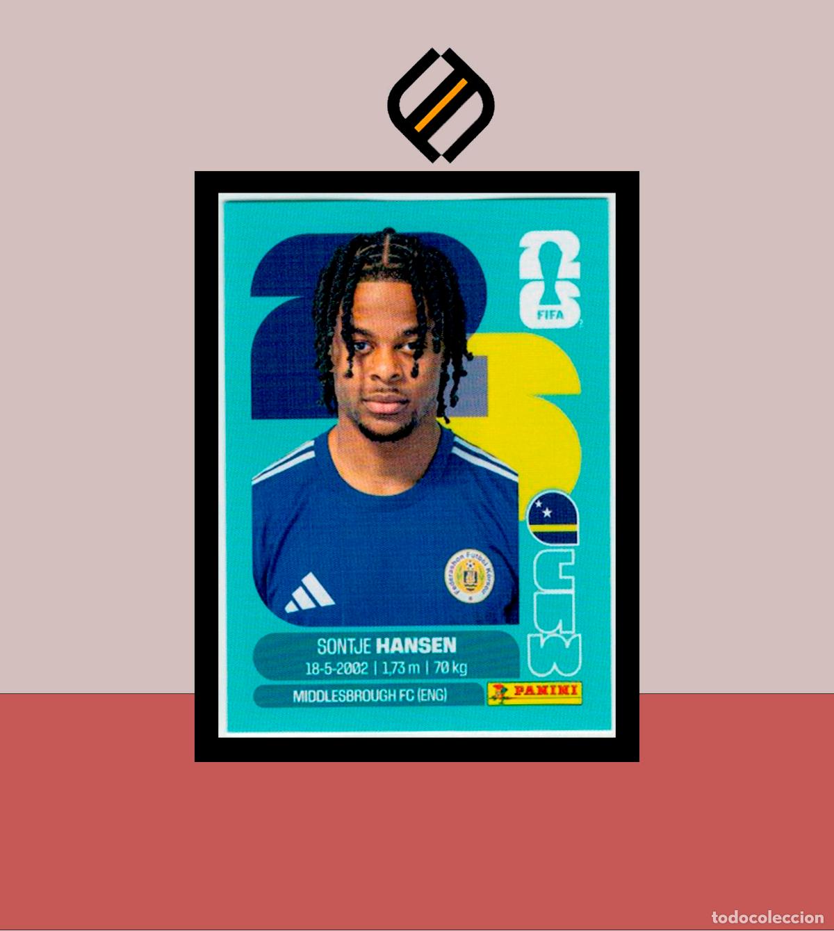 Cromos de f&uacute;tbol: PANINI FIFA CLUB WORLD CUP 2026 26 CUW 20 SONTJE HANSEN CURACAO STICKER MUNDIAL MEX CAN USA LIGA