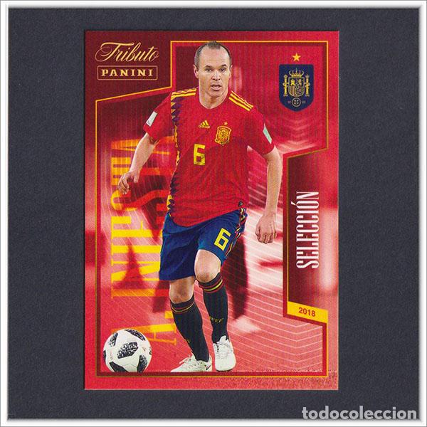 Cromos de f&uacute;tbol: TRIBUTO ANDRES INIESTA 1993 2024 PANINI MUNDIAL RUSIA 2018 24 ESPA&Ntilde;A COLECCI&Oacute;N LIGA BARCELONA ALBUM