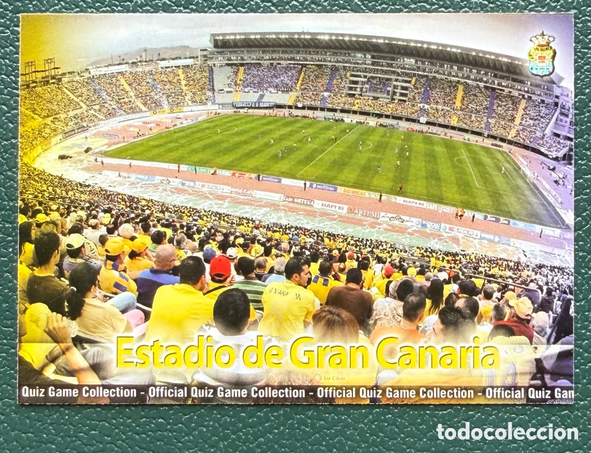 Fu&szlig;ball-Sticker: 1070 ESTADIO DE GRAN CANARIA MATE UD LAS PALMAS FICHAS ALBUM MUNDICROMO 2009 2010 09 10