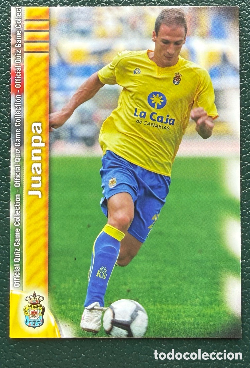 Fu&szlig;ball-Sticker: 1076 JUANPA UD LAS PALMAS FICHAS ALBUM MUNDICROMO 2009 2010 09 10