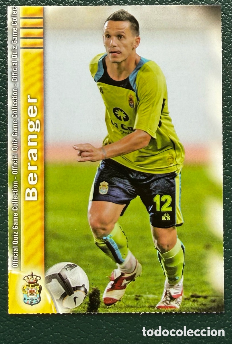 Cartes &agrave; collectionner de Football: 1077 BERANGER UD LAS PALMAS FICHAS ALBUM MUNDICROMO 2009 2010 09 10