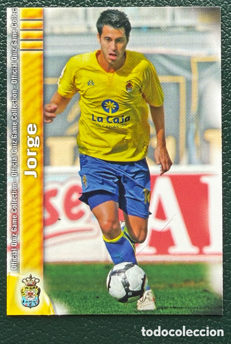Cartes &agrave; collectionner de Football: 1081 JORGE UD LAS PALMAS FICHAS ALBUM MUNDICROMO 2009 2010 09 10