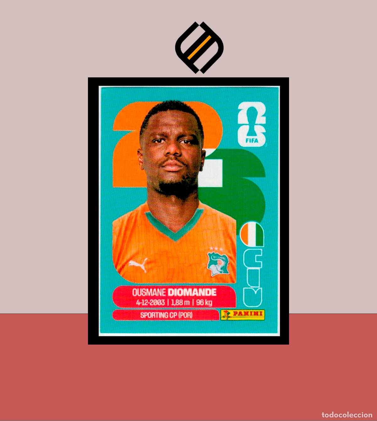 Cromos de f&uacute;tbol: PANINI FIFA CLUB WORLD CUP 2026 CIV 9 OUSMANE DIOMANDE COSTA DE MARFIL STICKER MUNDIAL MEX CAN USA