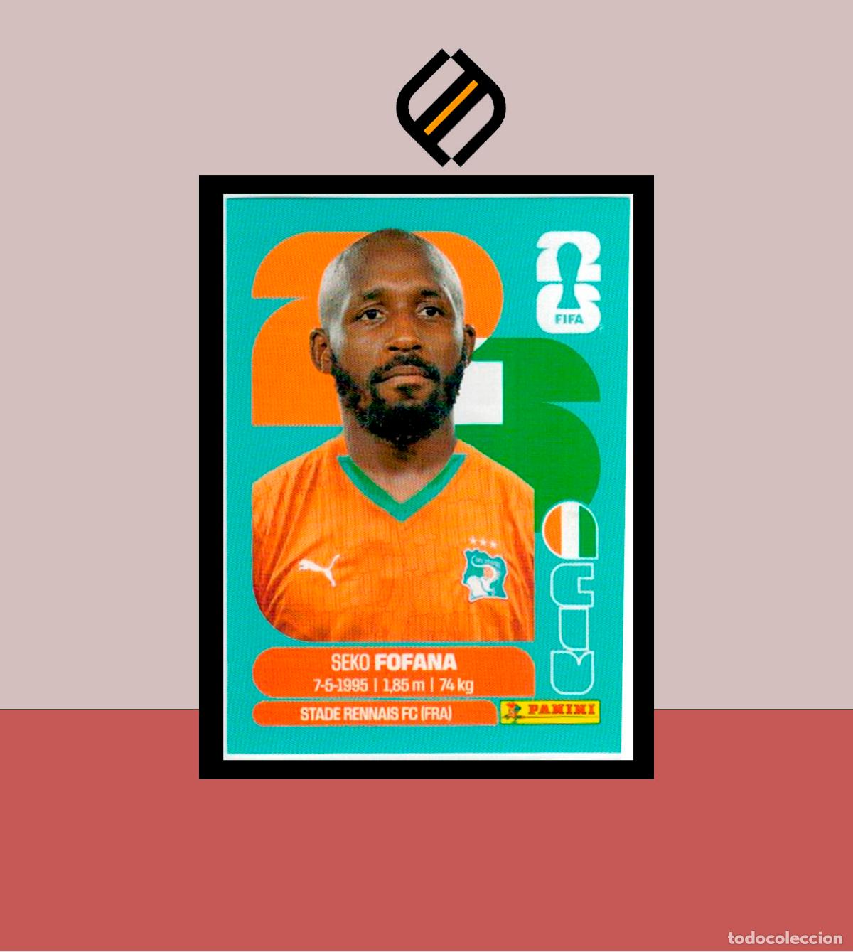 Cromos de f&uacute;tbol: PANINI FIFA CLUB WORLD CUP 2026 26 CIV 11 SEKO FOFANA COSTA DE MARFIL STICKER MUNDIAL MEX CAN USA