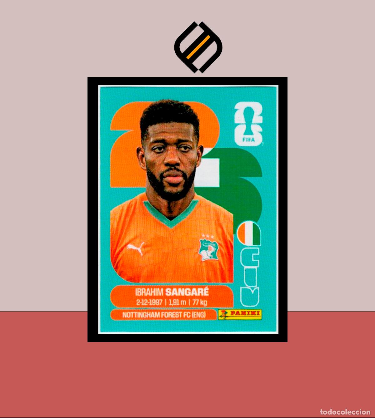Cromos de f&uacute;tbol: PANINI FIFA CLUB WORLD CUP 2026 CIV 12 IBRAHIM SANGAR&Eacute; COSTA DE MARFIL STICKER MUNDIAL MEX CAN USA