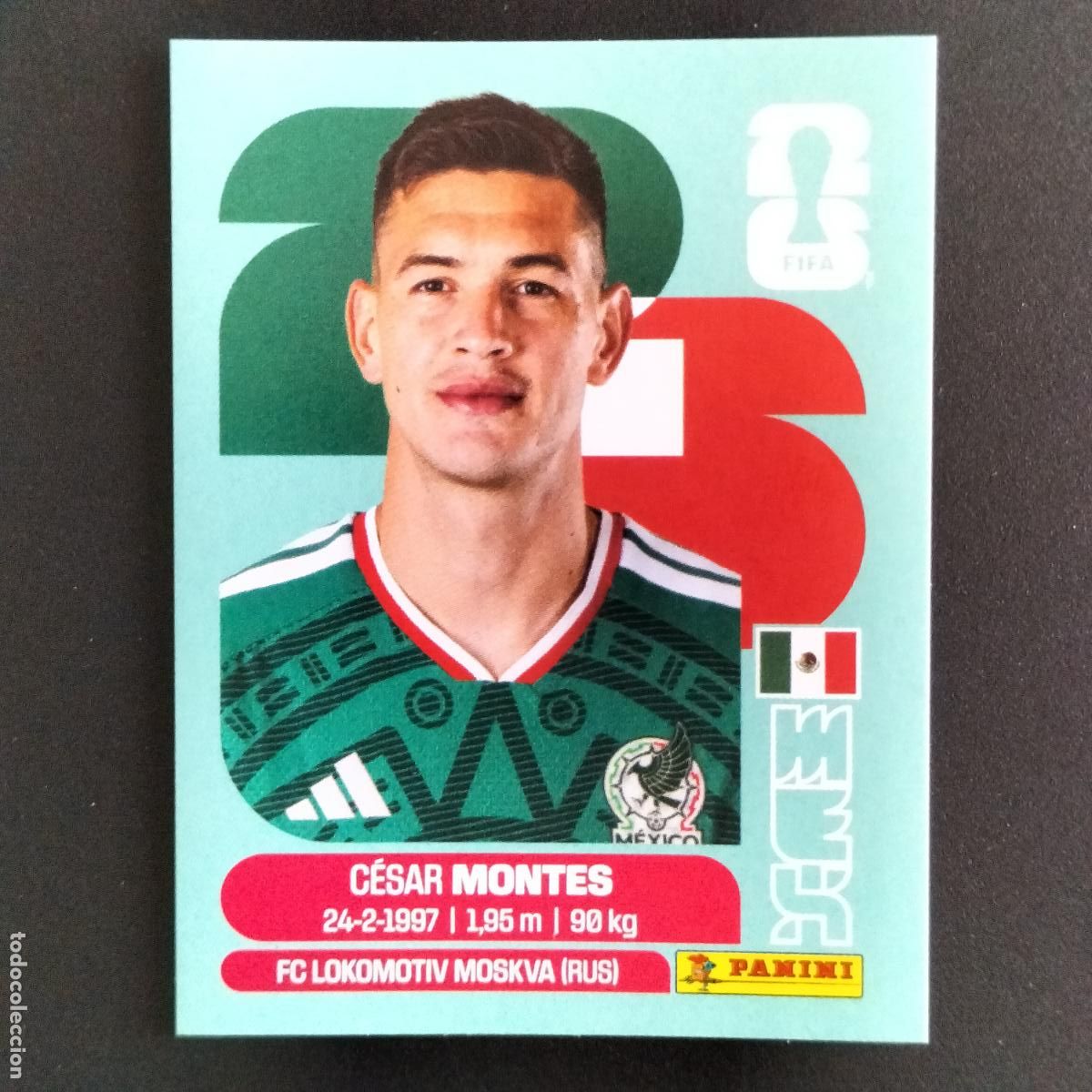 Cromos de f&uacute;tbol: MEX 5 CESAR MONTES MEXICO CROMOS STICKER MUNDIAL 26 2026 FIFA WORLD CUP PANINI