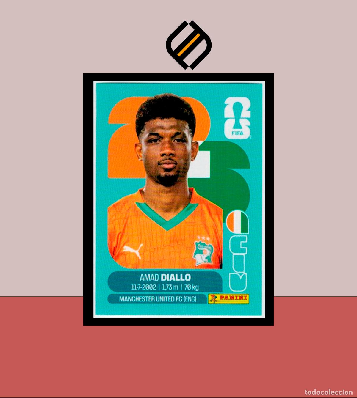 Cromos de f&uacute;tbol: PANINI FIFA CLUB WORLD CUP 2026 26 CIV 15 AMAD DIALLO COSTA DE MARFIL STICKER MUNDIAL MEX CAN USA