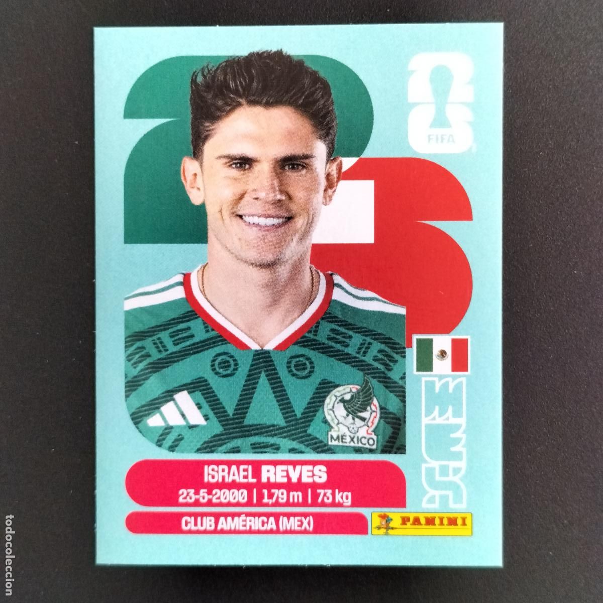 Cromos de f&uacute;tbol: MEX 7 ISRAEL REYES MEXICO CROMOS STICKER MUNDIAL 26 2026 FIFA WORLD CUP PANINI