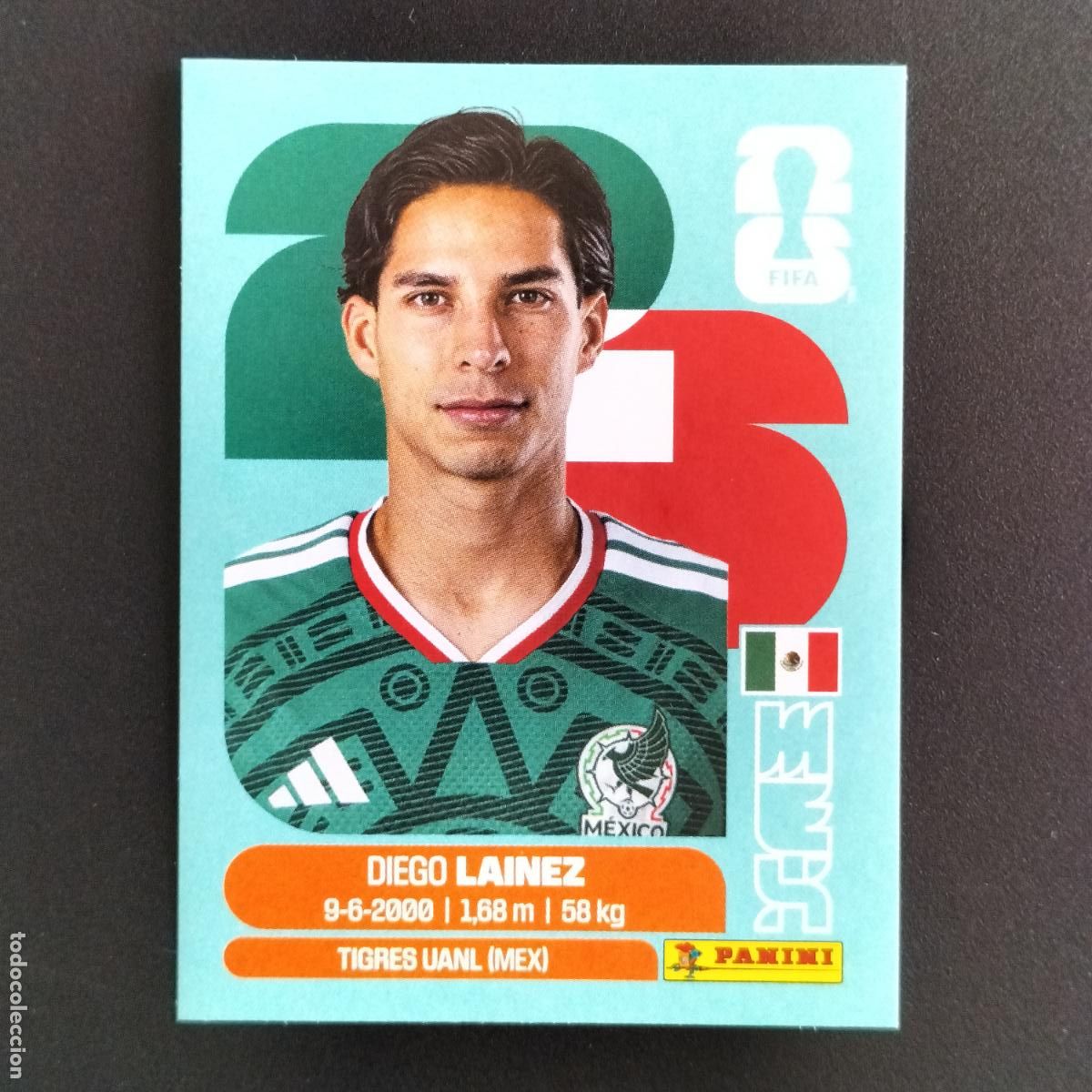 Cromos de f&uacute;tbol: MEX 8 DIEGO LAINEZ MEXICO CROMOS STICKER MUNDIAL 26 2026 FIFA WORLD CUP PANINI