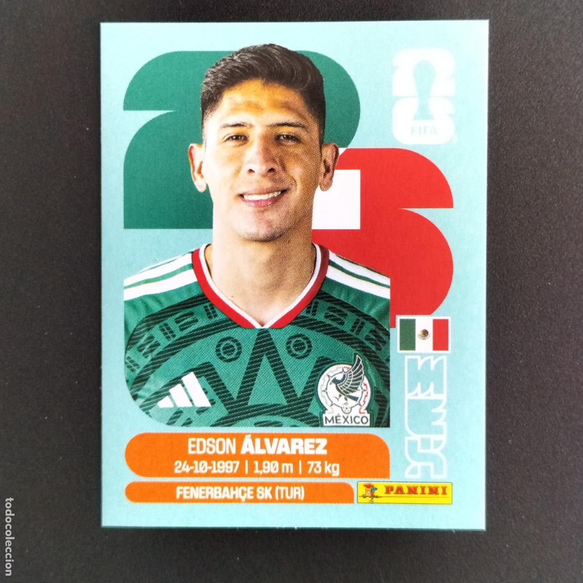 Cromos de f&uacute;tbol: MEX 10 EDSON ALVAREZ MEXICO CROMOS STICKER MUNDIAL 26 2026 FIFA WORLD CUP PANINI