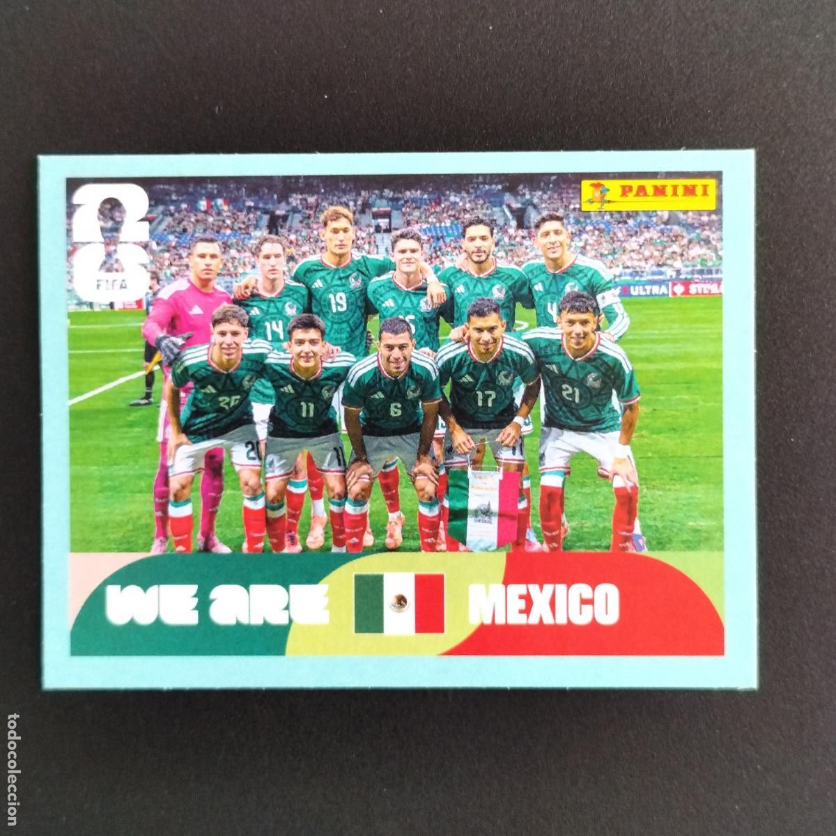 Cromos de f&uacute;tbol: MEX 13 SELECCION EQUIPO MEXICO CROMOS STICKER MUNDIAL 26 2026 FIFA WORLD CUP PANINI