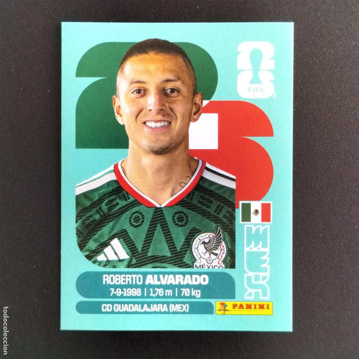 Cromos de f&uacute;tbol: MEX 19 ROBERTO ALVARADO MEXICO CROMOS STICKER MUNDIAL 26 2026 FIFA WORLD CUP PANINI