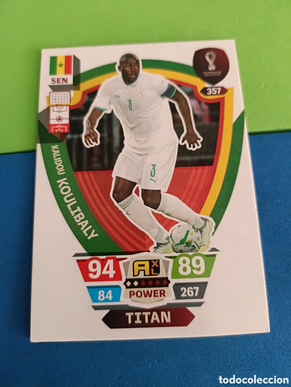 Figurine di Calcio: ADRENALYN XL FIFA WORLD CUP QATAR 22 23 2022 2023 Mundial -&nbsp; Titan 357 Koulibaly