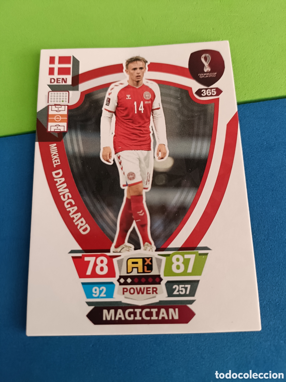 Figurine di Calcio: ADRENALYN XL FIFA WORLD CUP QATAR 22 23 2022 2023 Mundial -&nbsp; Magician 365 Damsgaard