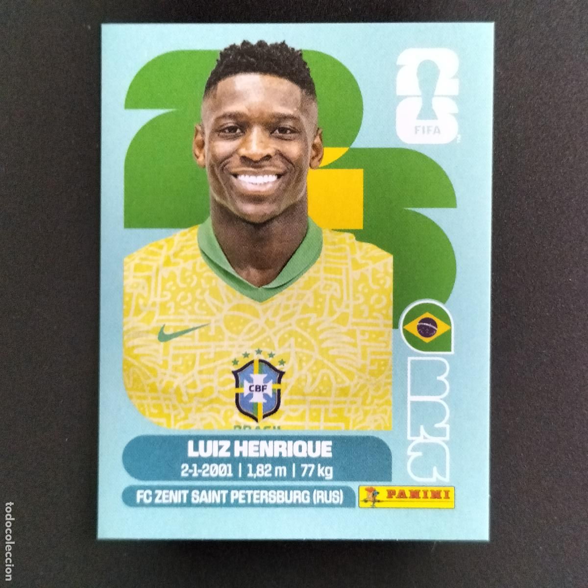 Cromos de f&uacute;tbol: BRA 12 LUIZ HENRIQUE BRASIL CROMOS STICKER MUNDIAL 26 2026 FIFA WORLD CUP PANINI