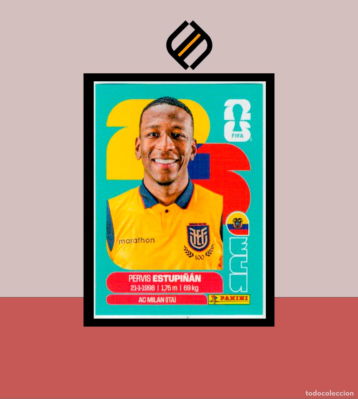 Cromos de f&uacute;tbol: PANINI FIFA CLUB WORLD CUP 2026 26 ECU 5 PERVIS ESTUPI&Ntilde;AN ECUADOR STICKER MUNDIAL MEX CAN USA LIGA