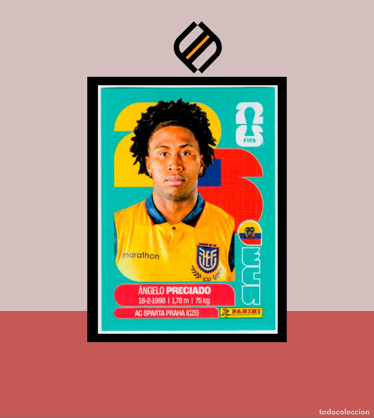 Cromos de f&uacute;tbol: PANINI FIFA CLUB WORLD CUP 2026 26 ECU 7 &Aacute;NGELO PRECIADO ECUADOR STICKER MUNDIAL MEX CAN USA LIGA