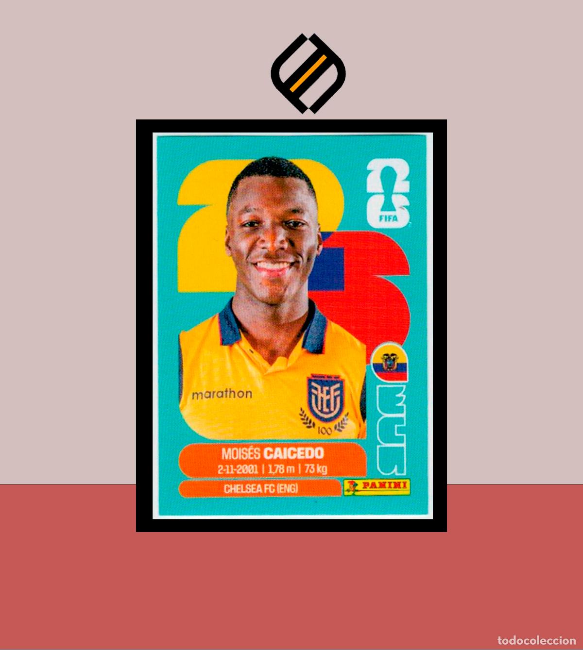 Cromos de f&uacute;tbol: PANINI FIFA CLUB WORLD CUP 2026 26 ECU 9 MOIS&Eacute;S CAICEDO ECUADOR STICKER MUNDIAL MEX CAN USA LIGA