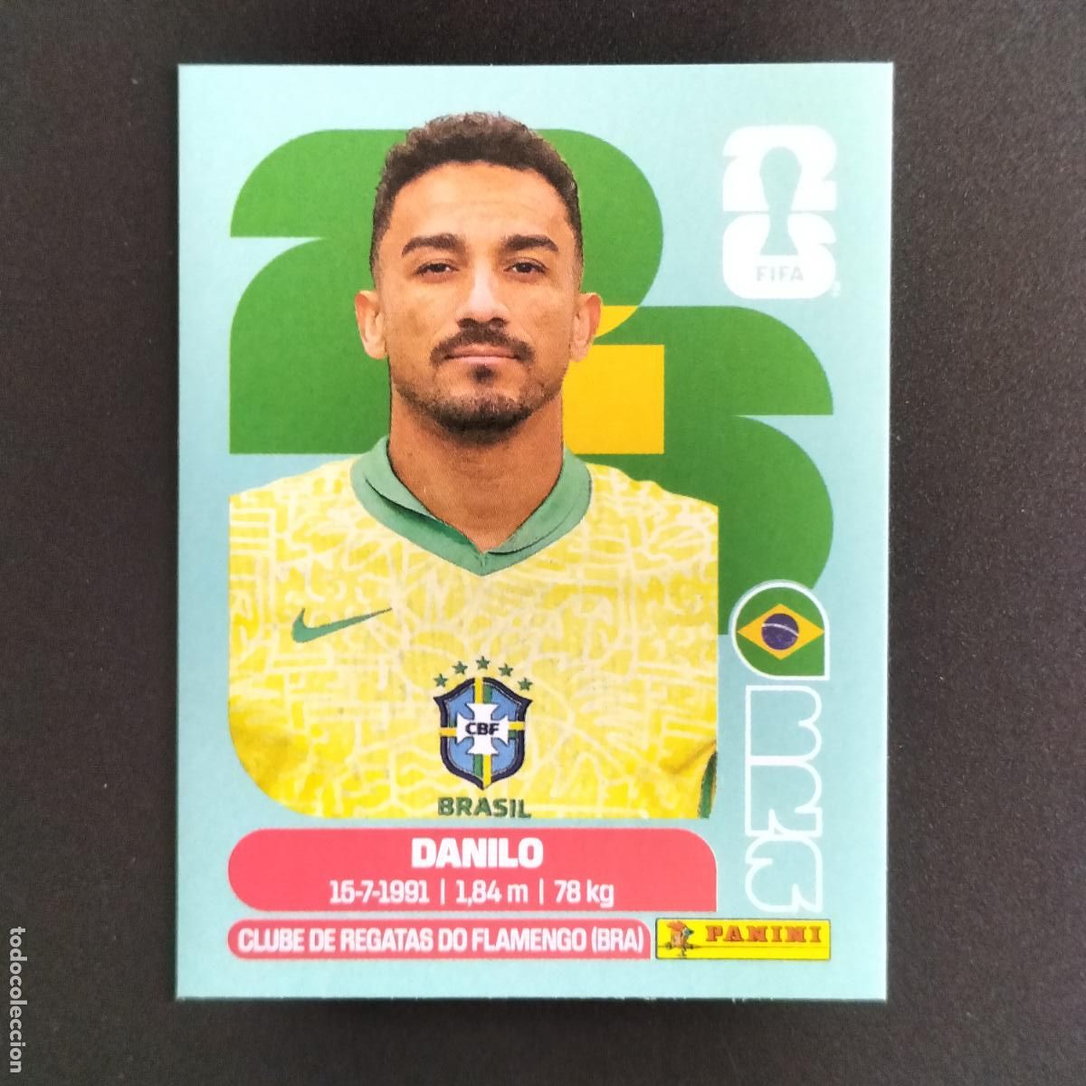 Cromos de f&uacute;tbol: BRA 7 DANILO BRASIL CROMOS STICKER MUNDIAL 26 2026 FIFA WORLD CUP PANINI