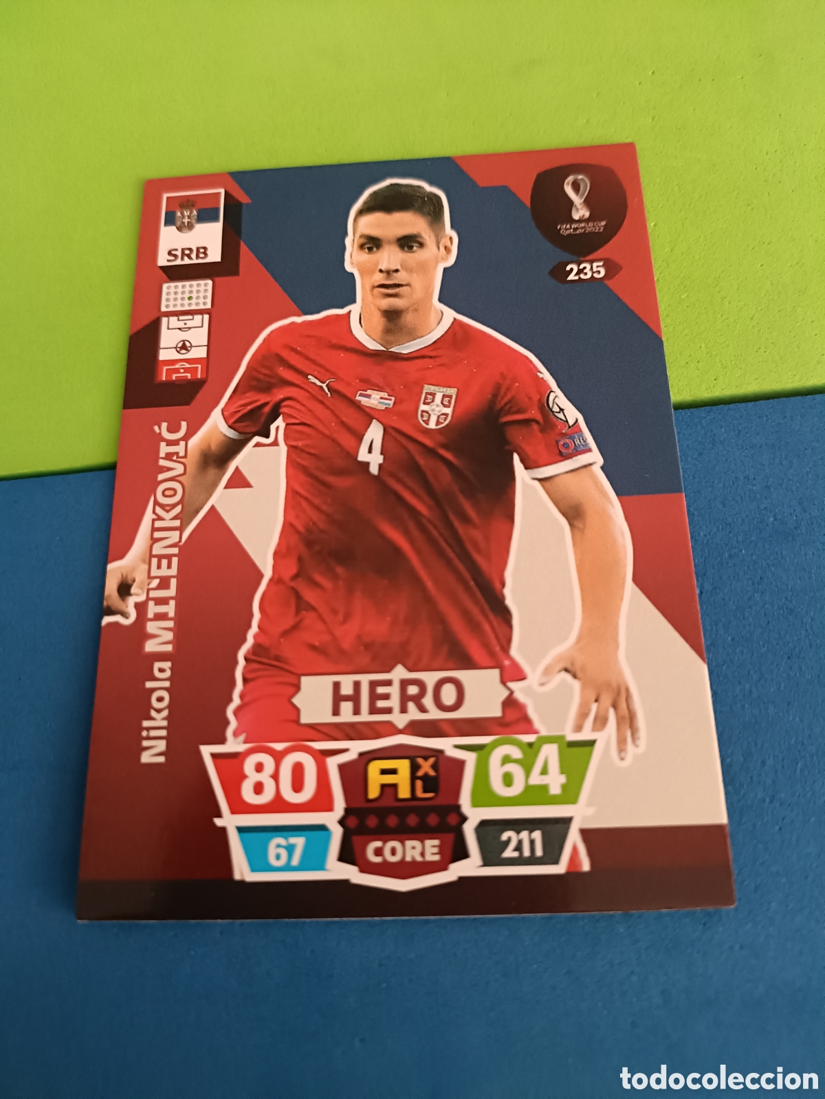 Cromos de f&uacute;tbol: ADRENALYN XL FIFA WORLD CUP QATAR 22 23 2022 2023 Mundial -&nbsp; 235 Milenkovic