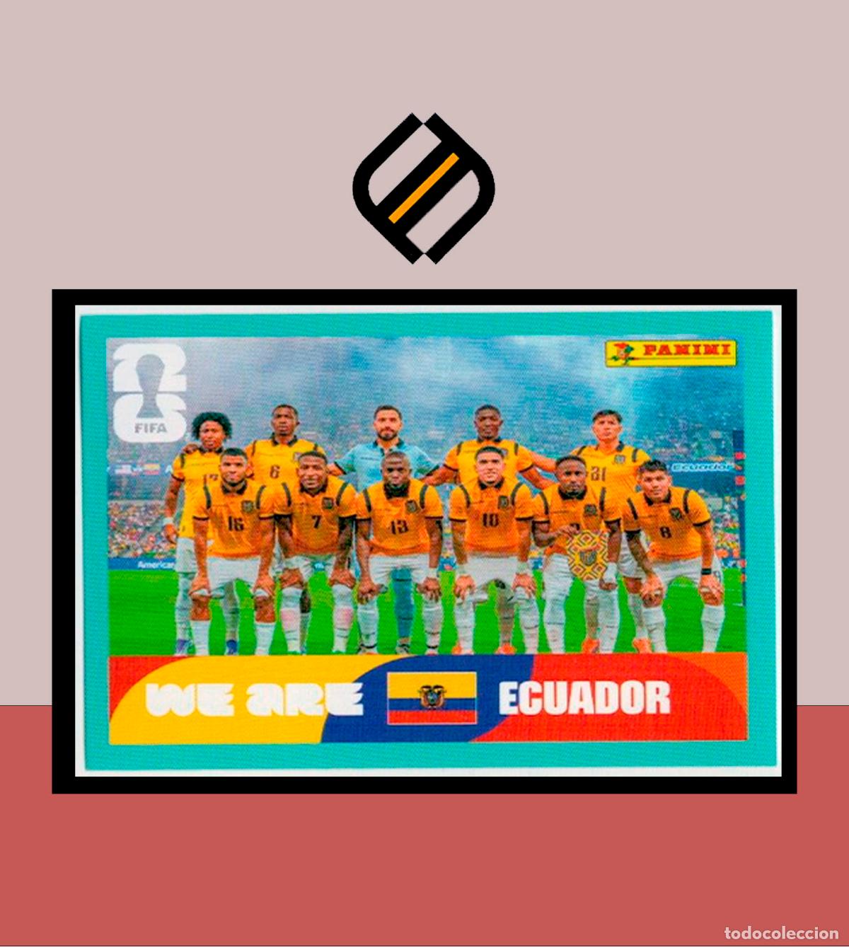 Cromos de f&uacute;tbol: PANINI FIFA CLUB WORLD CUP 2026 26 ECU 13 ALINEACI&Oacute;N ECUADOR STICKER MUNDIAL MEX CAN USA LIGA