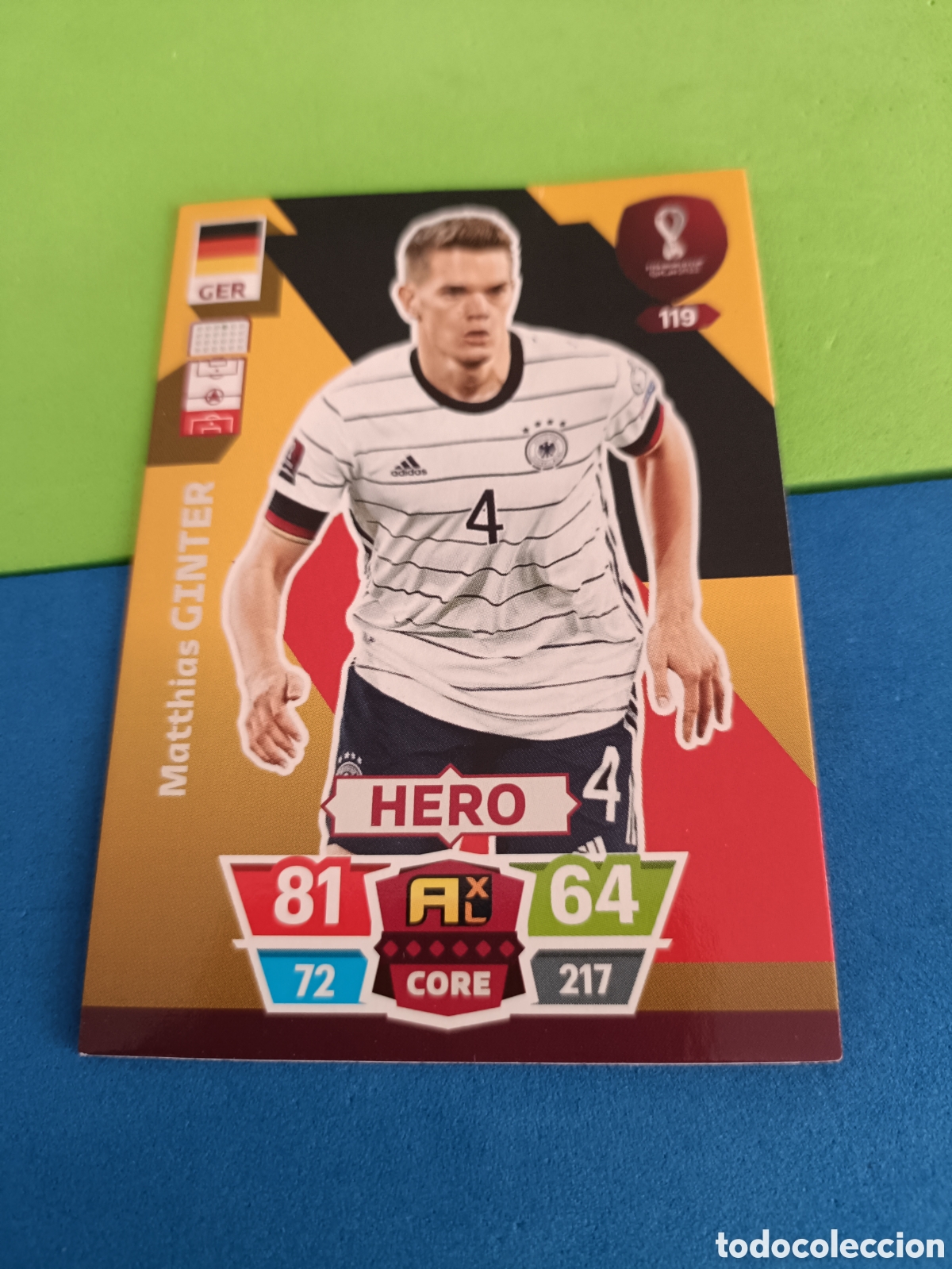 Cromos de f&uacute;tbol: ADRENALYN XL FIFA WORLD CUP QATAR 22 23 2022 2023 Mundial -&nbsp; 119 Ginter