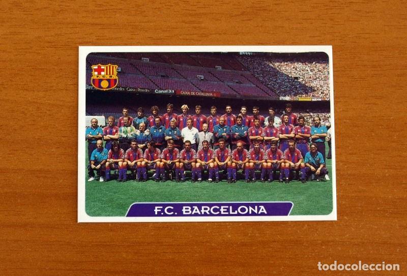 Cromos de f&uacute;tbol: Barcelona -N&ordm; 55 Plantilla-Equipo -Las Fichas de la Liga 95-96-1995-1996 -Mundicromo Sport
