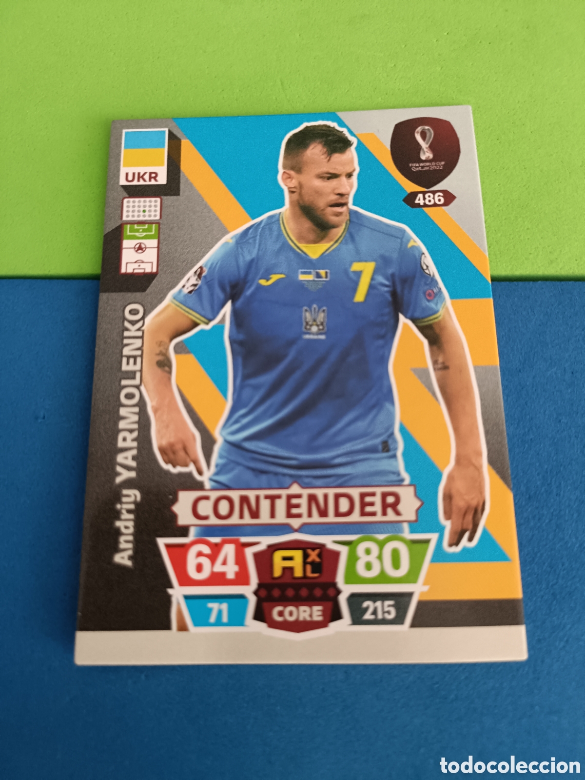 Cromos de f&uacute;tbol: ADRENALYN XL FIFA WORLD CUP QATAR 22 23 2022 2023 Mundial -&nbsp; Contender 486 Yarmolenko