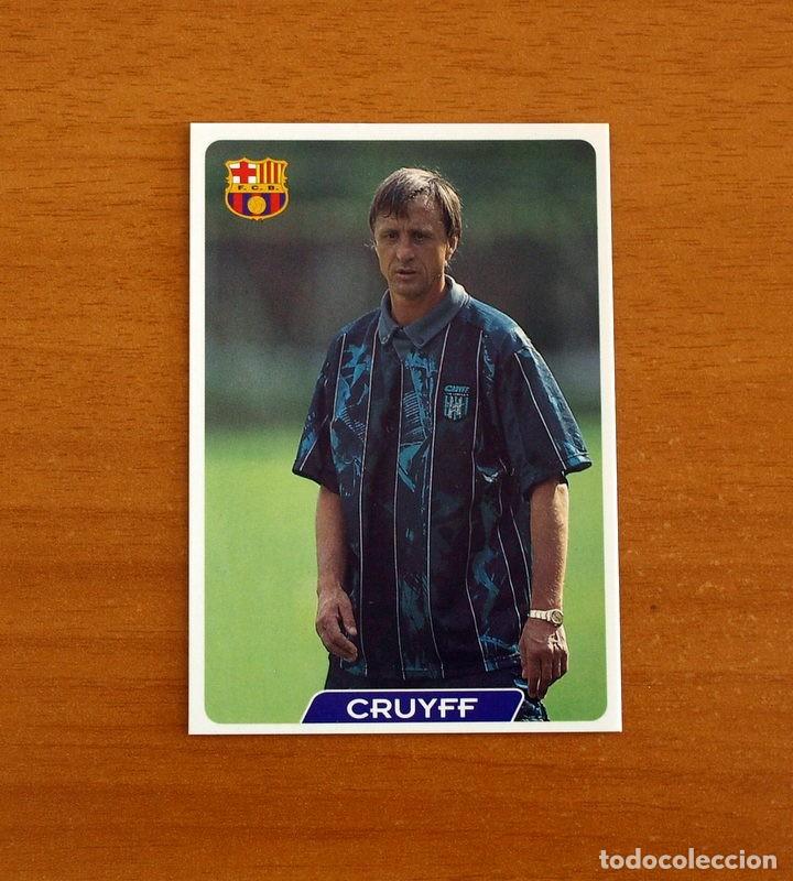 Cromos de f&uacute;tbol: Barcelona -N&ordm; 56 Johan Cruyff Entrenador -Las Fichas de la Liga 95-96-1995-1996 -Mundicromo Sport