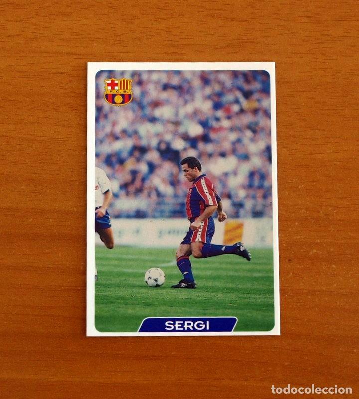 Cromos de f&uacute;tbol: Barcelona -N&ordm; 59 Sergi -Las Fichas de la Liga 95-96-1995-1996 -Mundicromo Sport