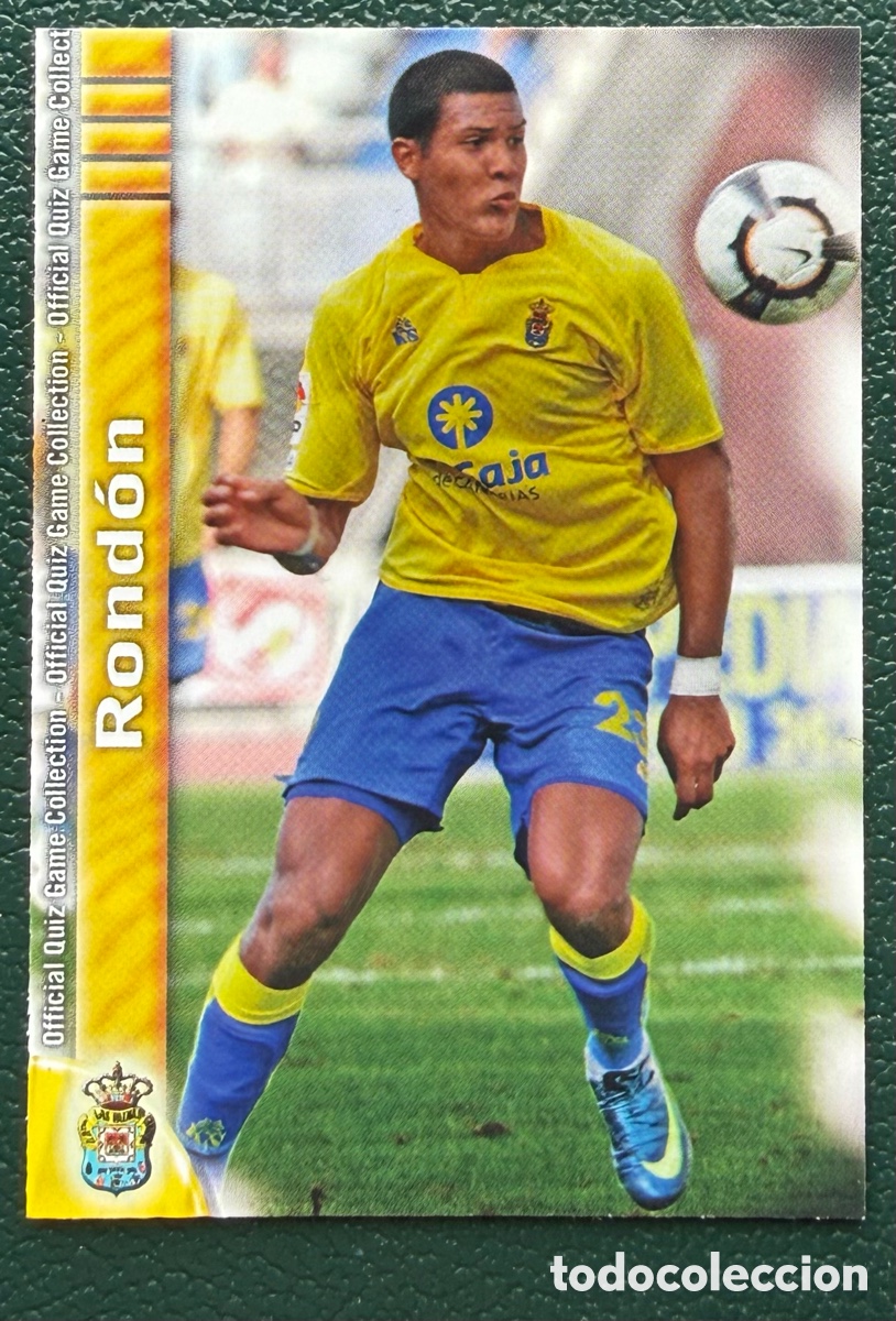 Cromos de Futebol: 1084 RONDON UD LAS PALMAS FICHAS ALBUM MUNDICROMO 2009 2010 09 10
