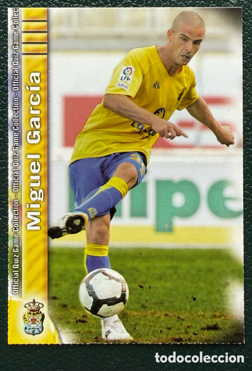 Cromos de Futebol: 1085 MIGUEL GARCIA UD LAS PALMAS FICHAS ALBUM MUNDICROMO 2009 2010 09 10