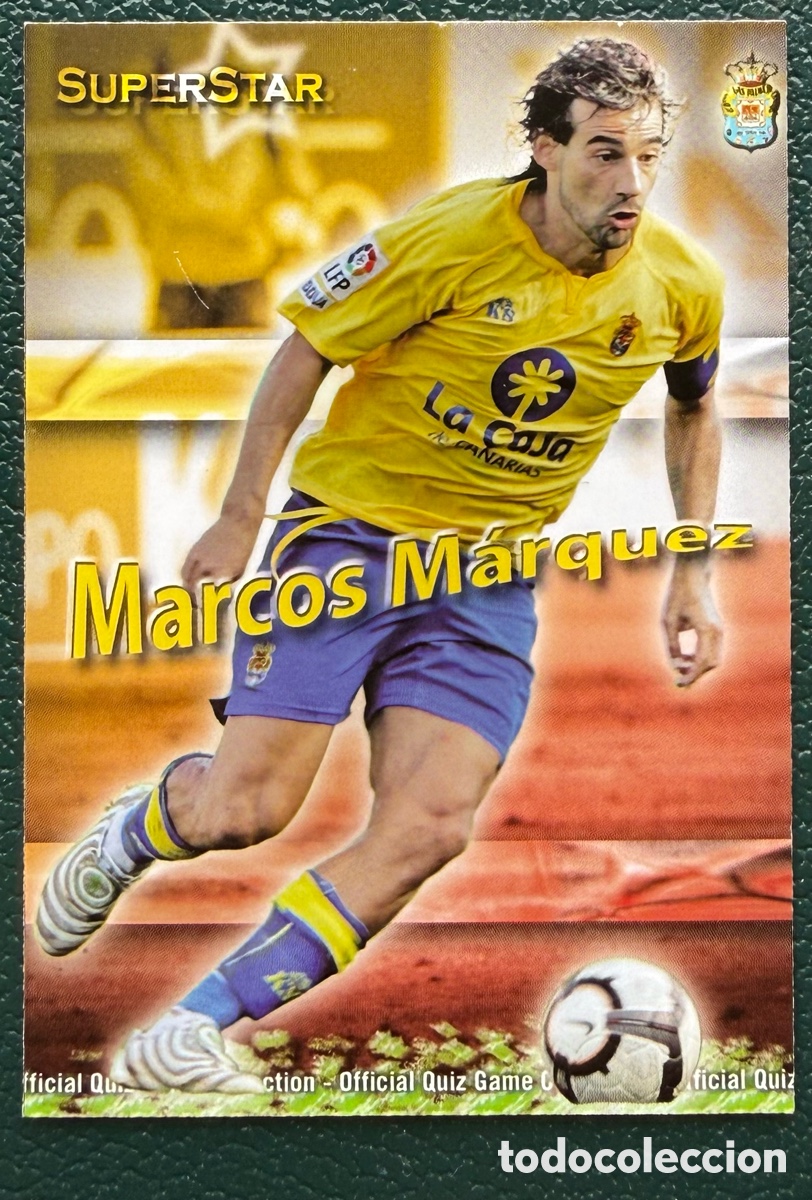 Cartes &agrave; collectionner de Football: 1089 MARCOS MARQUEZ SUPERSTAR MATE UD LAS PALMAS FICHAS ALBUM MUNDICROMO 2009 2010 09 10