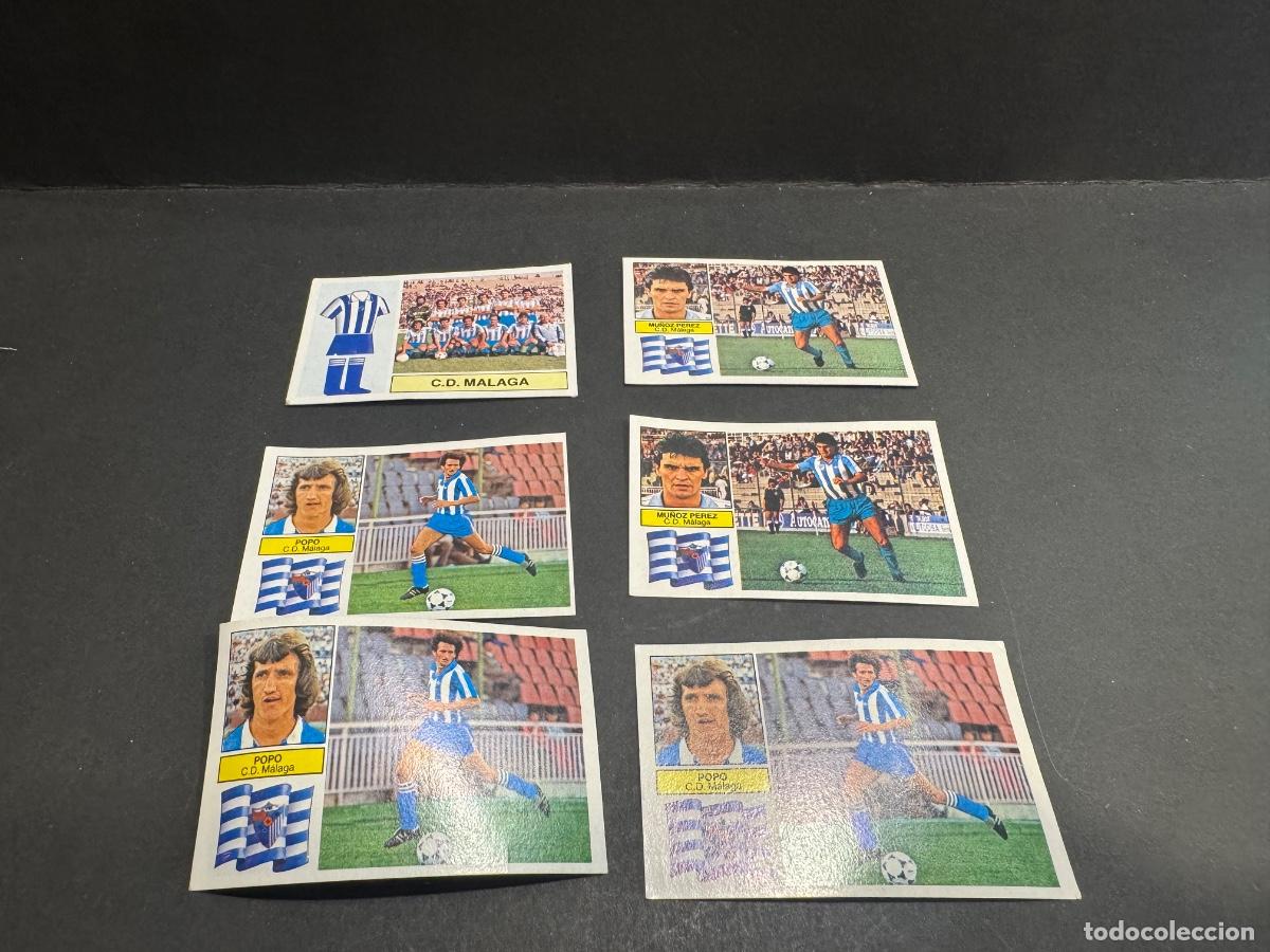 Cromos de f&uacute;tbol: C.D. M&Aacute;LAGA LOTE CROMOS FUTBOL LIGA 82 - 83 EDICIONES ESTE NUNCA PEGADO / COMPRA MIN&Iacute;MA 5 &euro;
