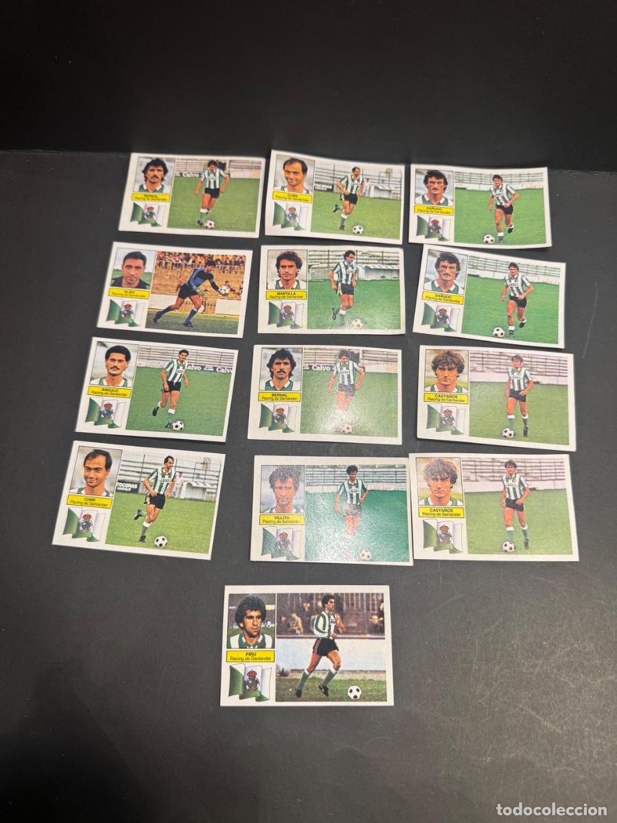 Fu&szlig;ball-Sticker: RACING DE SANTANDER LOTE CROMOS FUTBOL LIGA 82 - 83 EDICIONES ESTE NUNCA PEGADO / COMPRA MIN&Iacute;MA 5 &euro;