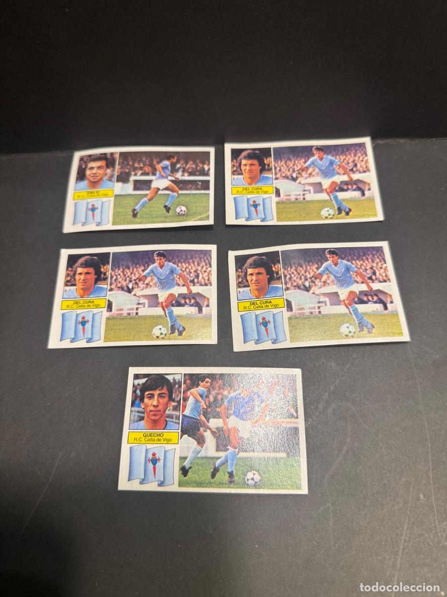Fu&szlig;ball-Sticker: CELTA DE VIGO LOTE CROMOS FUTBOL LIGA 82 - 83 EDICIONES ESTE NUNCA PEGADO / COMPRA MIN&Iacute;MA 5 &euro;