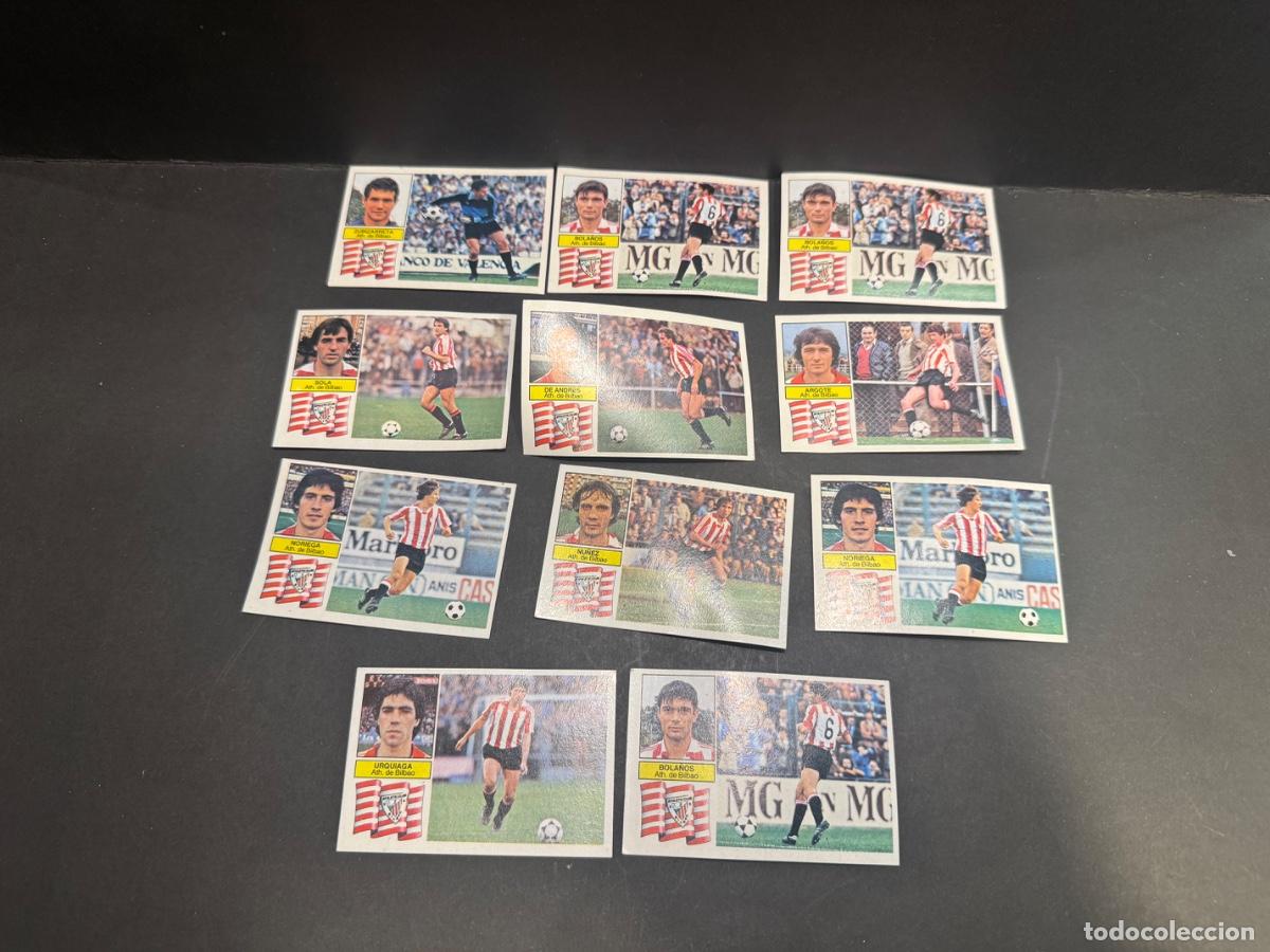 Fu&szlig;ball-Sticker: ATH. BILBAO LOTE CROMOS FUTBOL LIGA 82 - 83 EDICIONES ESTE NUNCA PEGADO / COMPRA MIN&Iacute;MA 5 &euro;
