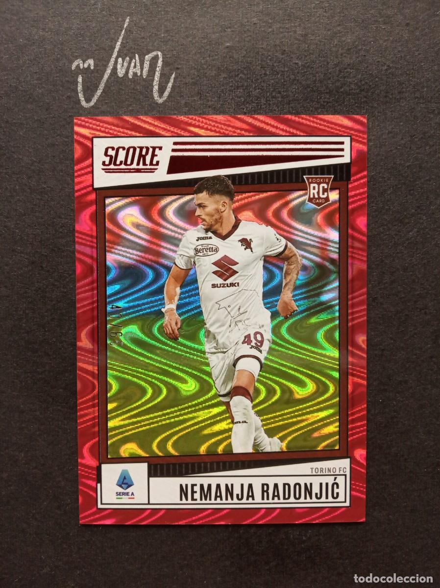 Cromos de Futebol: NUMERADA #/65 SWIRL RED RADONJIC TORINO SERBIA ⚽ PANINI &reg; SCORE SERIE A 2022 2023 CALCIO 22 23 NUEVO