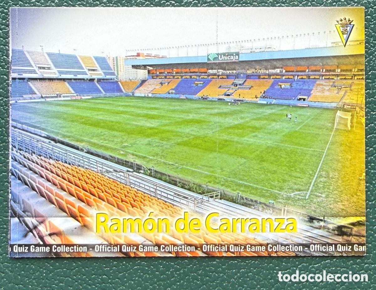 Cromos de Futebol: 1091 ESTADIO RAMON DE CARRANZA MATE CADIZ CF FICHAS ALBUM MUNDICROMO 2009 2010 09 10