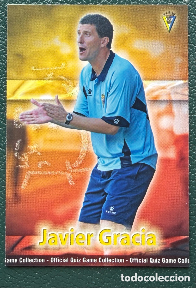 Cromos de Futebol: 1092 JAVIER GRACIA CADIZ CF FICHAS ALBUM MUNDICROMO 2009 2010 09 10