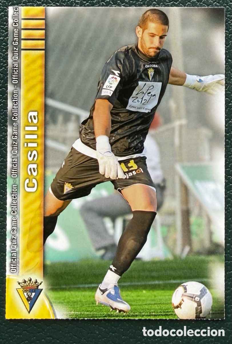 Cromos de Futebol: 1093 CASILLA CADIZ CF FICHAS ALBUM MUNDICROMO 2009 2010 09 10